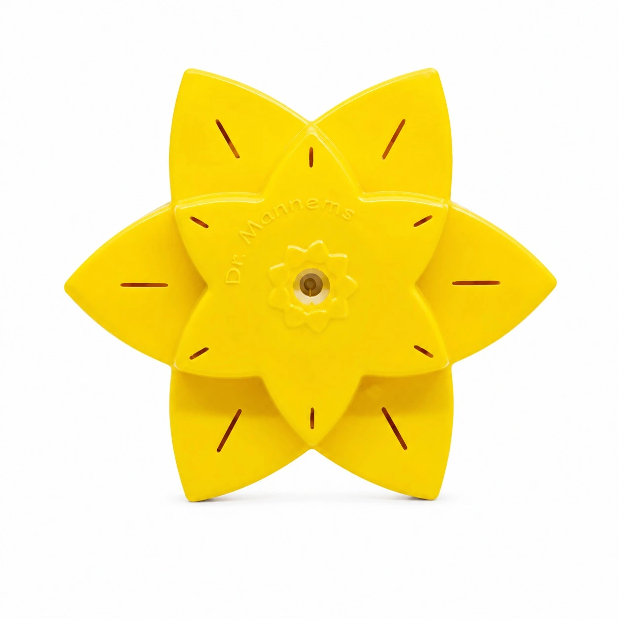 Yellow Home Harmonizer shown front-on against a white background