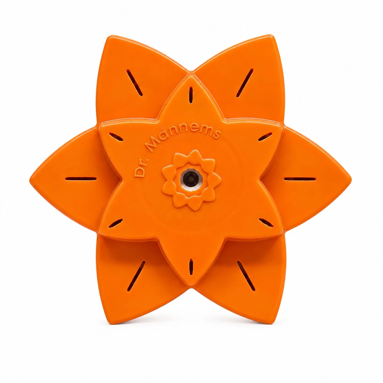 Orange Prosperity Harmonizer shown front-on against a white background