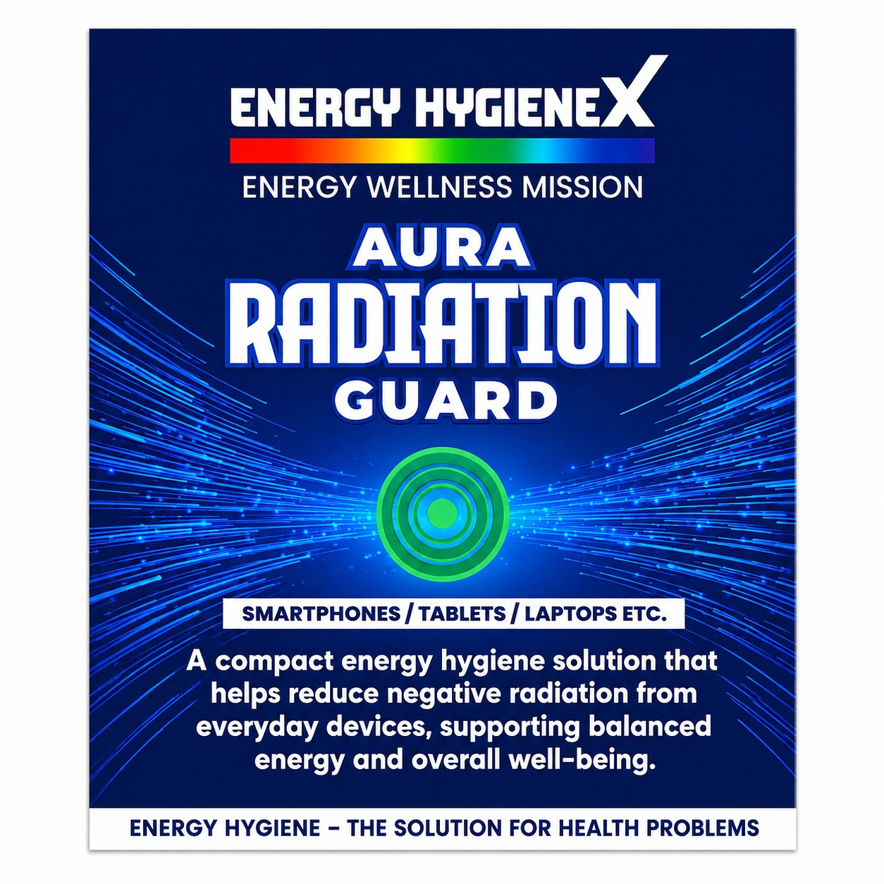Aura Radiation Guard overview for smartphones, tablets and laptops